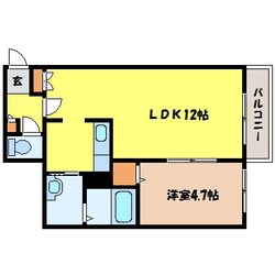 イーストポルトＮ１４の物件間取画像